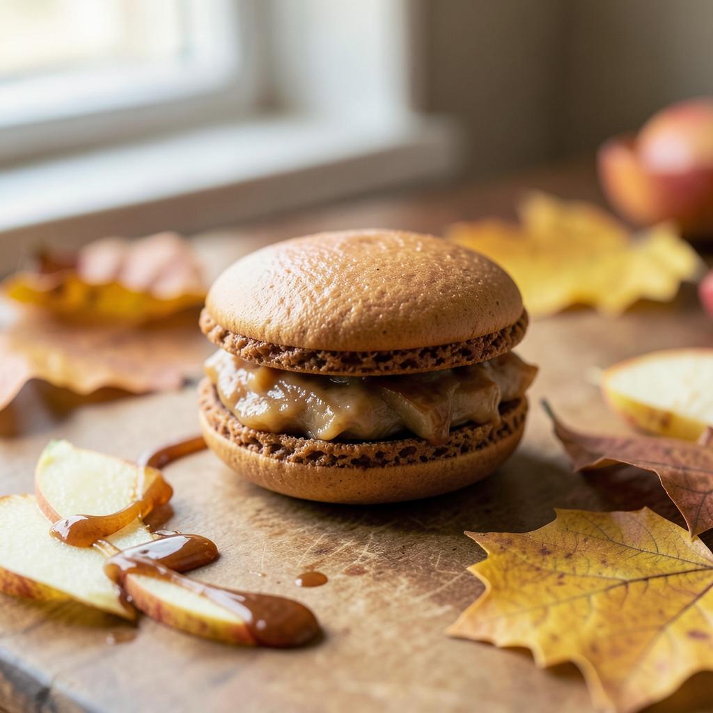 Browned-Butter Apple macaron