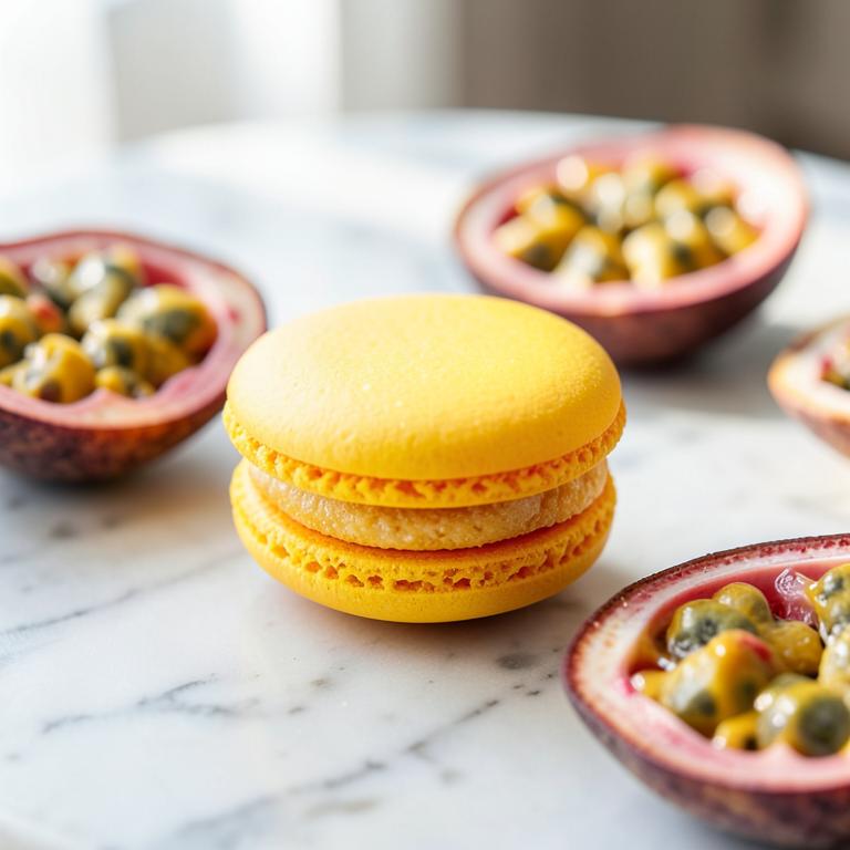 Passion Fruit macaron